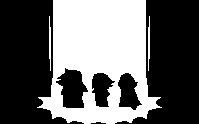 Deltarune prophecy panel illustration: the three heroes at the end of the world